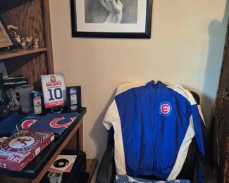 Cubs memorabilia. 