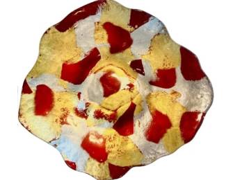 Modernist Style Glass Plate