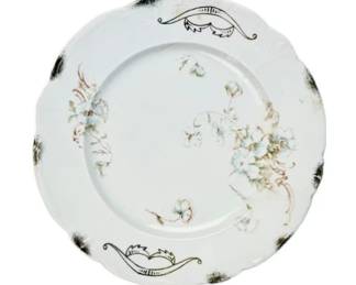 German Porcelain Weimar Plate