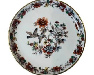 Portuguese Porcelain Plate - Signed Vista Allegre Made In Portugal