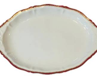 Large Vintage Austrian Porcelain Platter