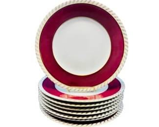 Franconia Krautheim Selb Bavaria Germany Porcelain Dinner Plates