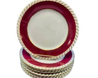 Franconia Krautheim Selb Bavaria Germany Porcelain Salad Plates