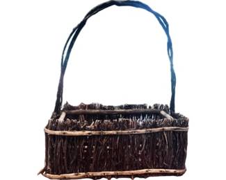 Vintage Twig & Grapevine Basket