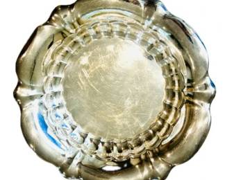 Silver Plate Scalloped Border Serving Piece - Signed Gorham