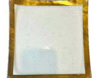 Vintage Annieglass Roman Antique Small Square Serving Piece - Signed