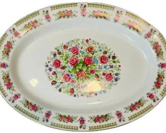 Large Vintage Porcelain Platter