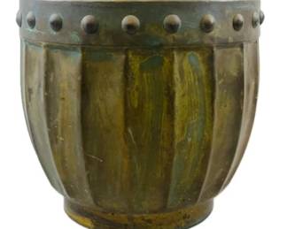 Large Brass Planter
