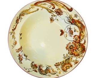 Vintage English Staffordshire Rimmed Bowl