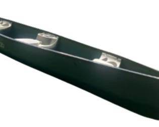 Sun Dolphin Mackinaw 15.6' 3-Person Canoe, Green