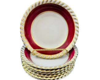 Franconia Krautheim Selb Bavaria Germany Porcelain Fruit Bowls