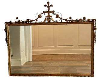 Ornate Gilt Mirror - Adams Or Louis XVI Style - 47 Wide X 39 High X 2 Inches