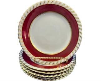 Franconia Krautheim Selb Bavaria Germany Porcelain Bread & Butter Plates