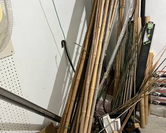 Bamboo sticks for gardening
