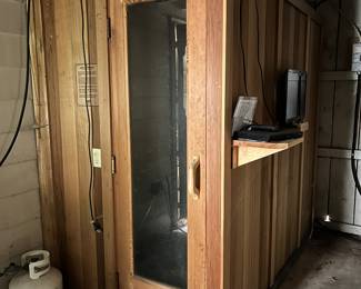 Sauna - Will need to be dismantled