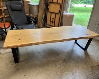 Live edge coffee table