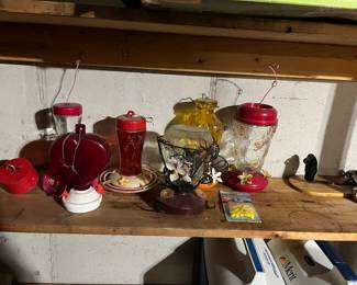 Hummingbird feeders