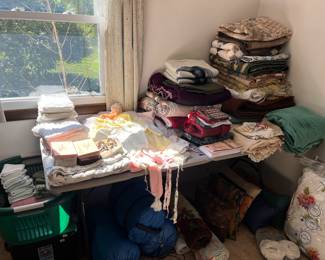 Linens & vintage baby clothing 