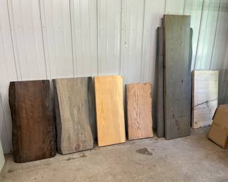 Live edge pieces