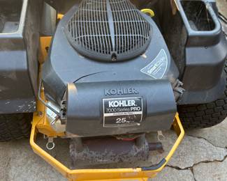 Kohler motor on the Hustler ZT