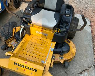Hustler Raptor 54” Zero Turn with low hours, only 335 hours