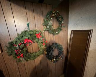 . . . Christmas wreaths
