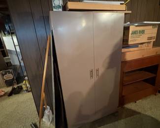 . . . vintage metal cabinet