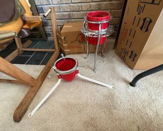 . . . vintage Christmas tree holders