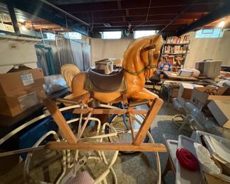 vintage rocking horse