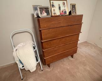 . . . mid-century chest of drawers