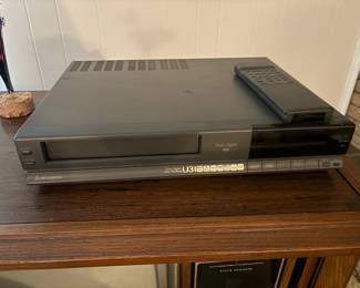 . . . VCR player
