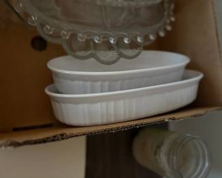 . . . vintage French White Corning Ware