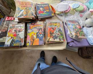 . . . Superman, GI Combat, Life Magazines