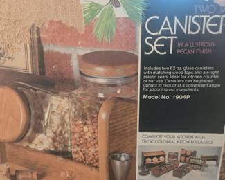Brand new Vintage canister set