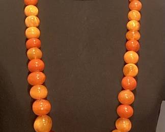 Large Baltic Amber necklace antique