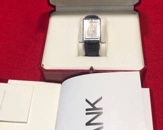 Cartier Basculante Tank watch