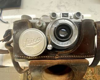 Vintage Leica camera with Leitz Elmar lens