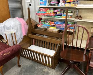 Wood Baby Cradle