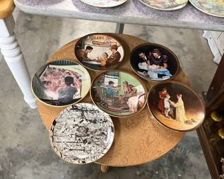 Decorative Wall Plates - Norman Rockwell & Diana Casey