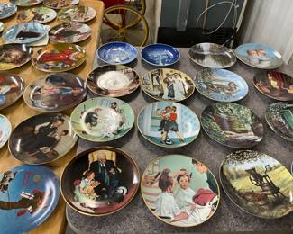 Decorative Wall Plates - Hummel, Norman Rockwell, Edwin Knowles Classic Fairy Tales Collection, John McClelland Children's Circus Collection 