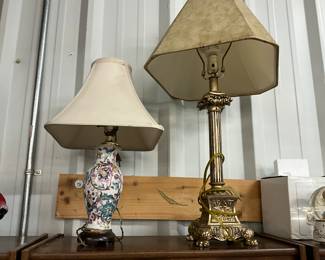 Chinese Ginger Jar Table Lamp - Bronze Table Lamp