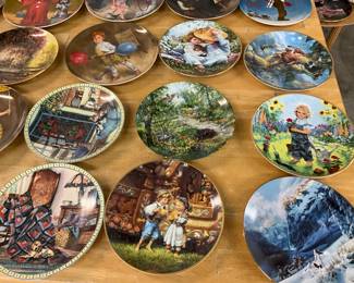 Decorative Wall Plates - Hummel, Norman Rockwell, Edwin Knowles Classic Fairy Tales Collection, John McClelland Children's Circus Collection 