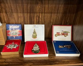 2018 Mt Vernon Ornament - 2015 White House Ornament - 2016 White House Ornament
