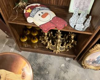 Vtg Homco Wall Candle Candelabra
