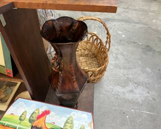 Metal Tall Vase