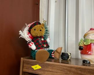 Avon Sparking Holiday Fiber Optic Christmas Bear