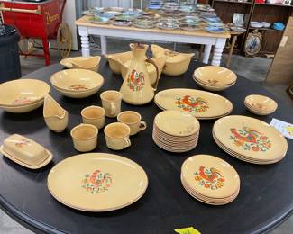 Taylor, Smith & Taylor Reveille Rooster Dinnerware