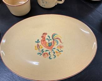 Taylor, Smith & Taylor Reveille Rooster Platter
