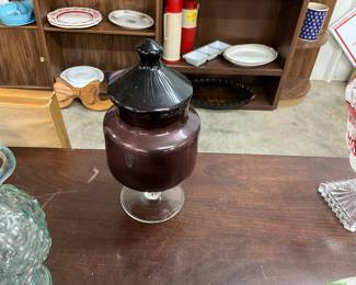 Amethyst Purple Empoli Apothecary Jar