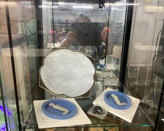 White / Gold Platter